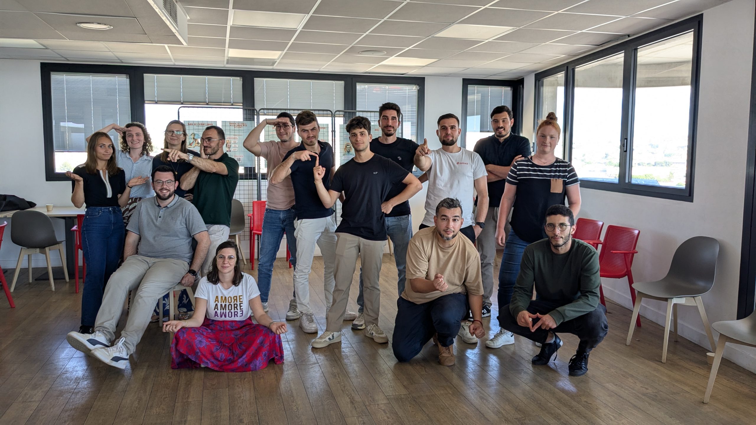 créer du lien, briser la glace, rire, lâcher-prise Eiffage L’art du Vertige